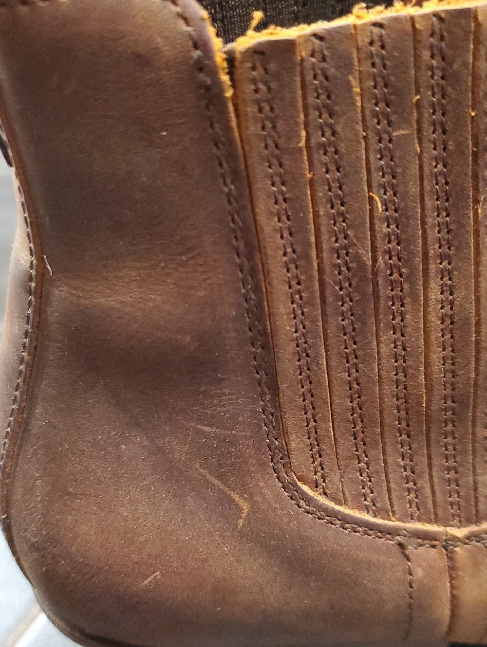 Portland Leather Goods Dakota Tan Leather Boots (color is Canyon) Size 7.5 - Picture 12 of 14